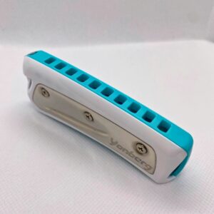 Harmonica diatonique bleu et blanc Yonberg