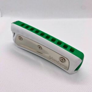 Harmonica diatonique vert foncé et blanc Yonberg
