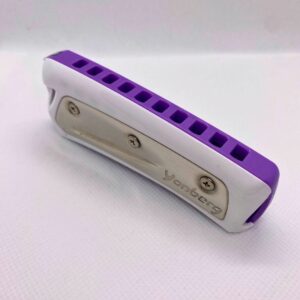 Harmonica diatonique violet et blanc Yonberg